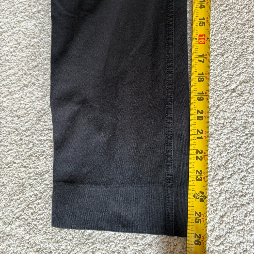 MM Lafleur Black Ankle Pants Size 14 Office Preppy Business Casual Minimalist - Picture 6 of 8